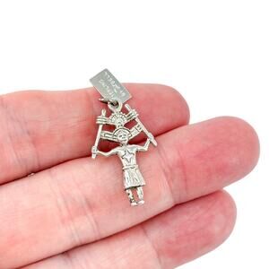Vintage Bell Trading Post Sterling Silver 925 Mesa Verde Dancer Charm Pendant